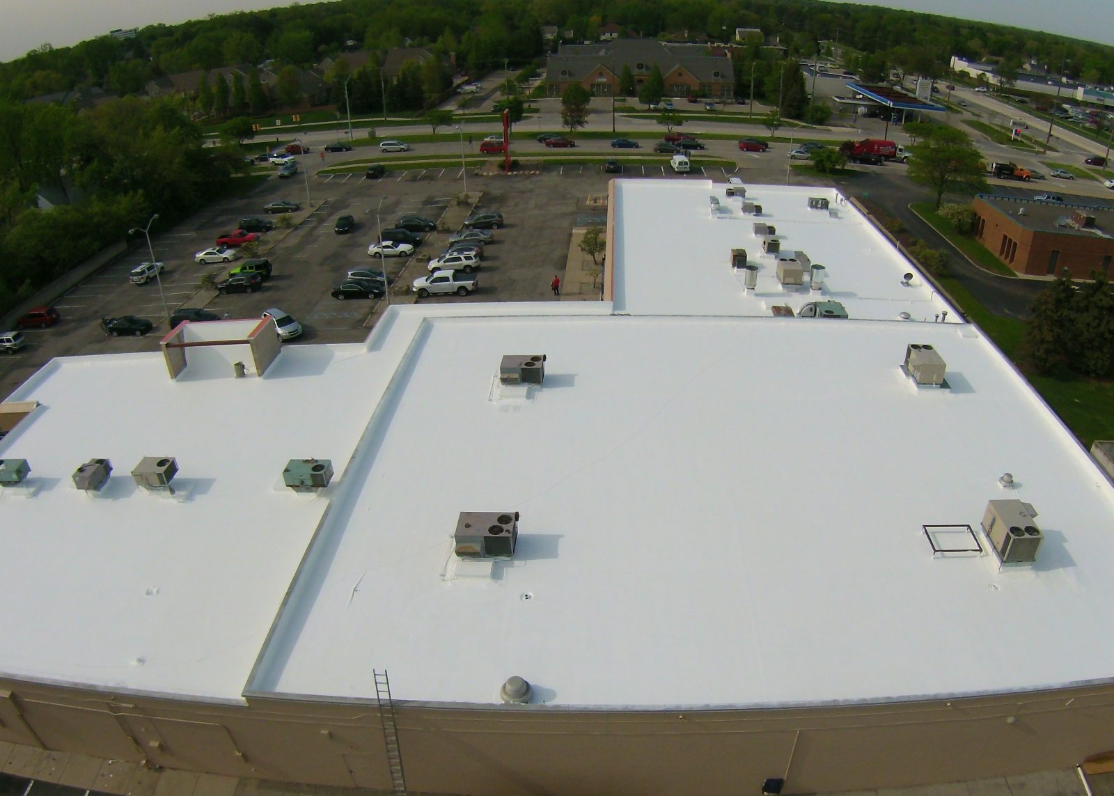 Seamless membrane on structural deck